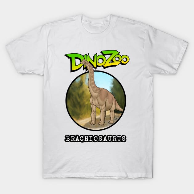 DinoZoo: Brachiosaurus T-Shirt by PaleoFantasies